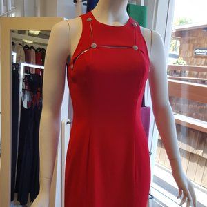 Vintage Red Evening Gown